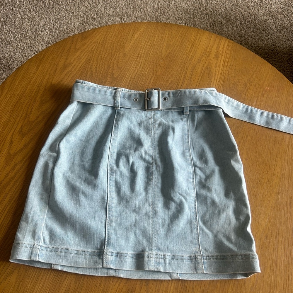 Pacsun Light Blue Denim Skirt